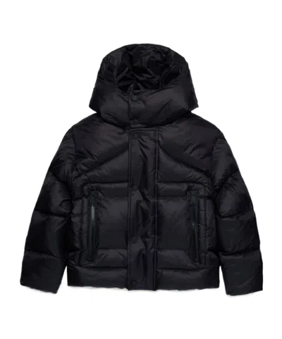 Dsquared2 Puffer Jacket With Hood In Black