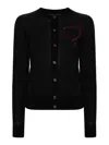 Dsquared2 Women Black Wool Cashmere Sweater In Black