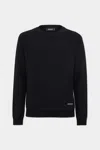Dsquared2 Navy Blue Pouch-pocket Sweater In Blue