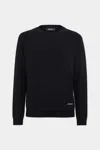 Dsquared2 Fein Gestrickter Pullover In Black
