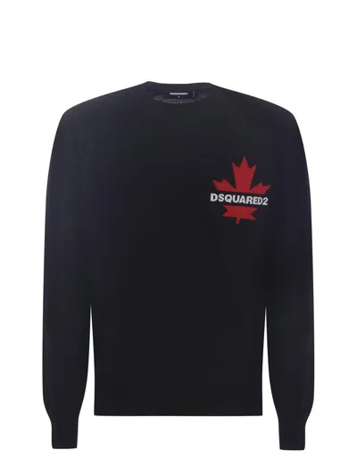 Dsquared2 Pullover  "logo" In Blue