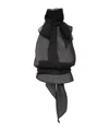 Dsquared2 'bow Layered Sheer Sleeveless Top' In Black