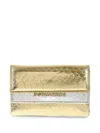 Dsquared2 Python-effect Wallet In Gold