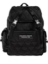 Dsquared2 Quilted Backpack In Black