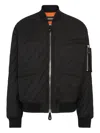 Dsquared2 Quilted Bomber Jacket In Black