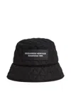 Dsquared2 Gesteppter Fischerhut In Black
