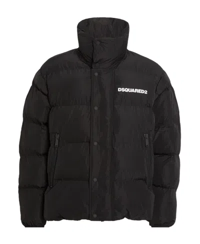 Dsquared2 Quilted Down Jacket In Black