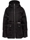 Dsquared2 Multi-pocket Parachute Puff Jacket In Schwarz