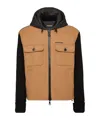 Dsquared2 Quilted Hooded Jacket In Nude