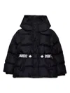 Dsquared2 Kids Belted Down Jacket In Black