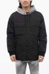 Dsquared2 Quilted Drawstring Hooded Jacket