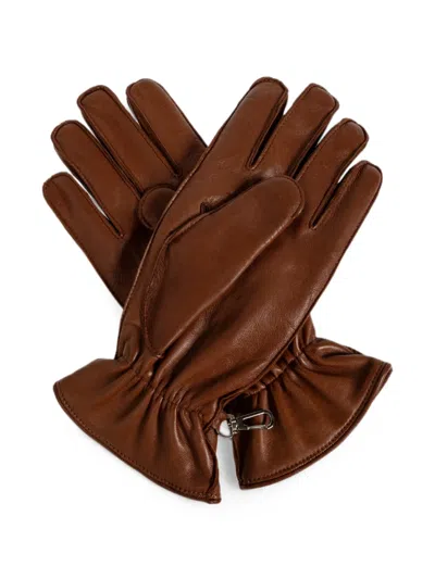 DSQUARED2 QUILTED LEATHER GLOVES