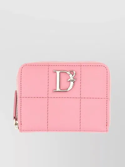 DSQUARED2 QUILTED LOGO WALLET CARDHOLDER SLOT