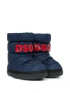 Dsquared2 Quilted Logo-print Snow Boots In Multi