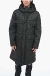 DSQUARED2 QUILTED MULTIPOCKET PARKA WITH HOOD