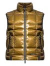 Dsquared2 Quilted Vest In Gold