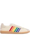 Dsquared2 Rainbow Striped Sneakers In Multi