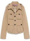 Dsquared2 Ranger Jacket In Brown