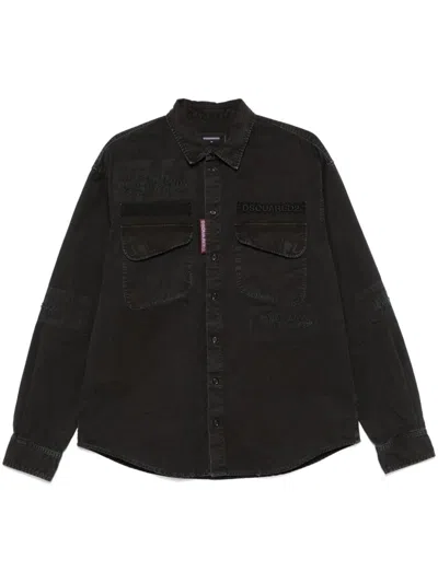 Dsquared2 Ranger Shirt In Black