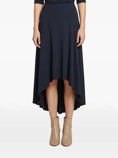 Pre-owned Dsquared2 Ravenna Asymmetrical Skirt In Blue