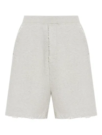 Dsquared2 Raw-cut Track Shorts In White