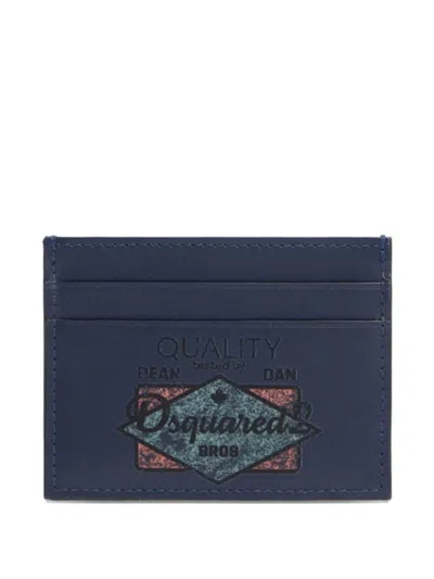 Dsquared2 Re-worked2 Cardholder In Blue