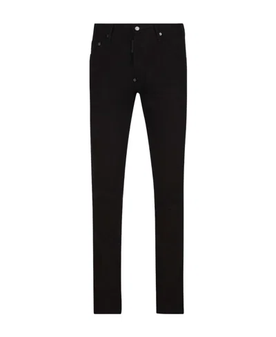 DSQUARED2 REAR LOGO-PRINT SKINNY JEANS
