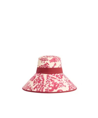 DSQUARED2 DSQUARED2 ALLOVER PRINT WIDE-BRIM HAT