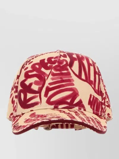Dsquared2 Rebel Hibiscus Denim Baseball Cap Print