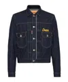 Dsquared2 Rebel Denim Jacket In Blue