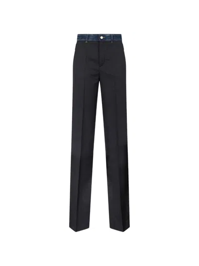 Dsquared2 Rebel Rider Denim Loose-fit Trousers In Blue