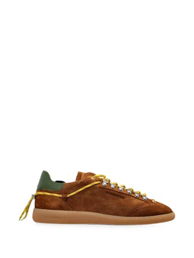Dsquared2 Rebel Suede Sneakers In Brown