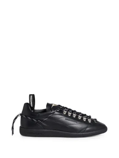 Dsquared2 Dsquared Nappa Leather Rebels Sneaker For Men In Multi