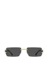 Dsquared2 Rectangle-frame Sunglasses In Gold
