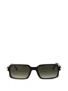 Dsquared2 Rectangle-frame Sunglasses In Black