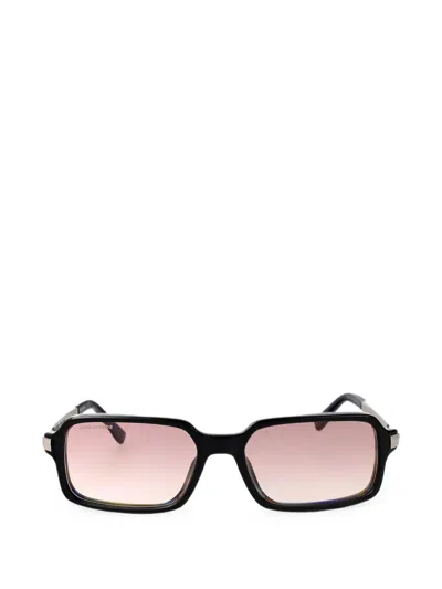 Dsquared2 Rectangle-frame Sunglasses In Black