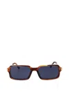 Dsquared2 Rectangle-frame Sunglasses In Brown