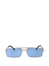 Dsquared2 Rectangle-frame Sunglasses In Silver