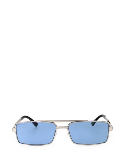 Dsquared2 Rectangle-frame Sunglasses In Silver