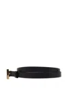 Dsquared2 Rectangular-buckle Leather Belt In Black