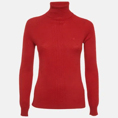 Dsquared2 Red Cashmere Turtleneck Sweater