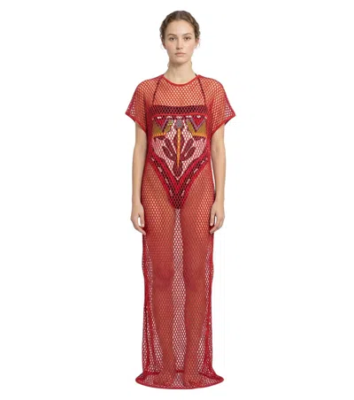 Dsquared2 Red Knitted Swimwear