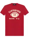 Dsquared2 Baseball Logo T-shirt In Red