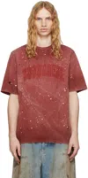Dsquared2 Loose Fit T-shirt In Red