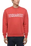 Dsquared2 Red Regular Logo Sweatshirt In Red