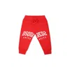 Dsquared2 Red Sweatpants For Baby Boy With White Logo In Red