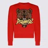 Dsquared2 Red Wool Knitwear
