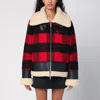 Dsquared2 Red/black Chequered Jacket In Wool In Multicolor