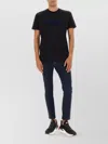 Dsquared2 Regular Fit Crew Neck Short Sleeve Top In Gray