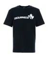 Dsquared2 Round Neck Short-sleeved T-shirt In Black